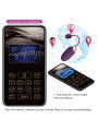 PRETTY LOVE - KLAY VIBRADOR HUEVO CON EMPUJE APP CONTROL MORADO
