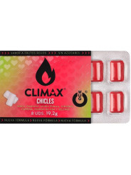 WUG Climax - Chicle funcional con Maca, Damiana y Ginseng para potenciar el deseo y la vitalidad íntima BLISTER 8 UDS