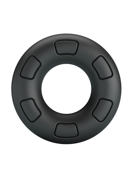 CRAZY BULL - BERTRAM ANILLO PARA PENE SUPER SOFT SILICONA NEGRO