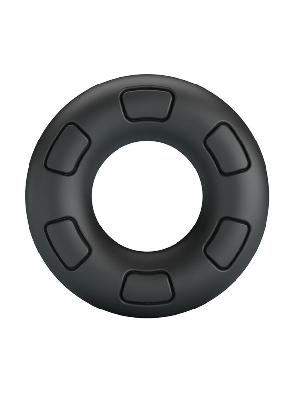CRAZY BULL - BERTRAM ANILLO PARA PENE SUPER SOFT SILICONA NEGRO