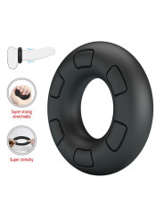 CRAZY BULL - BERTRAM ANILLO PARA PENE SUPER SOFT SILICONA NEGRO