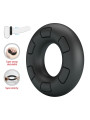 CRAZY BULL - BERTRAM ANILLO PARA PENE SUPER SOFT SILICONA NEGRO