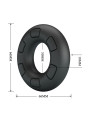 CRAZY BULL - BERTRAM ANILLO PARA PENE SUPER SOFT SILICONA NEGRO