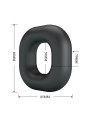 CRAZY BULL - WALDEN ANILLO PARA PENE SUPER SOFT SILICONA NEGRO