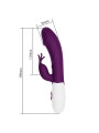 PRETTY LOVE - ROGUE MUSE VIBRADOR RABBIT 30 FUNCIONES MORADO