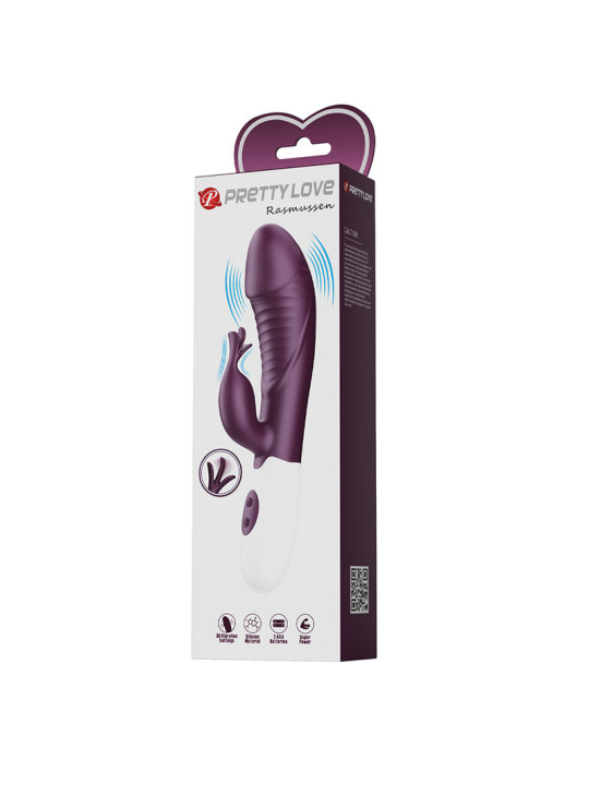 PRETTY LOVE - ROGUE MUSE VIBRADOR RABBIT 30 FUNCIONES MORADO