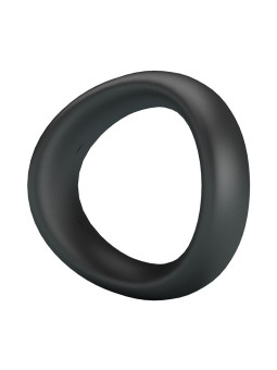 CRAZY BULL - VALEN ANILLO PARA PENE ERGONÓMICO SILICONA NEGRO