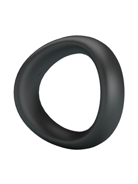 CRAZY BULL - VALEN ANILLO PARA PENE ERGONÓMICO SILICONA NEGRO