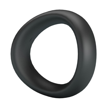 CRAZY BULL - VALEN ANILLO PARA PENE ERGONÓMICO SILICONA NEGRO