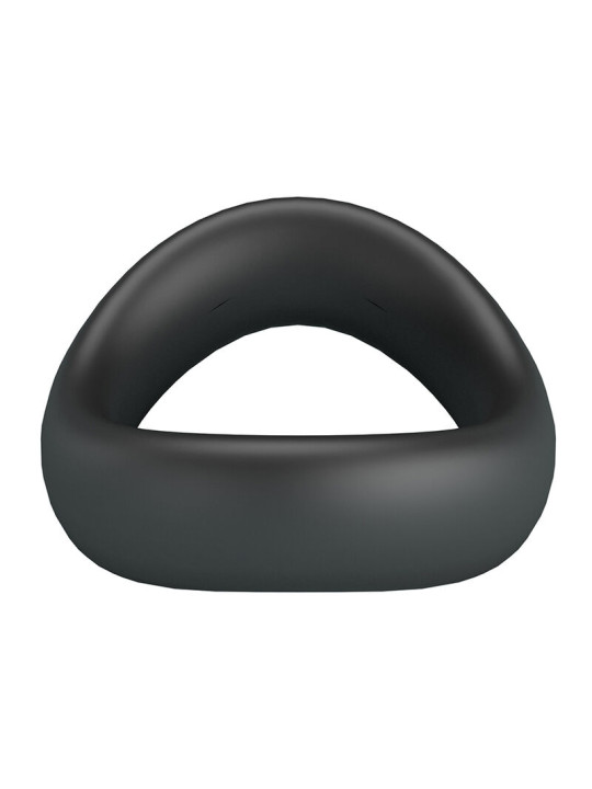 CRAZY BULL - VALEN ANILLO PARA PENE ERGONÓMICO SILICONA NEGRO