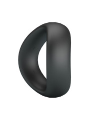 CRAZY BULL - VALEN ANILLO PARA PENE ERGONÓMICO SILICONA NEGRO