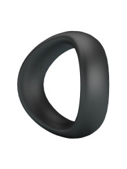 CRAZY BULL - VALEN ANILLO PARA PENE ERGONÓMICO SILICONA NEGRO