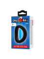 CRAZY BULL - VALEN ANILLO PARA PENE ERGONÓMICO SILICONA NEGRO