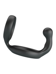 CRAZY BULL - FLORIAN ANILLO DOBLE PARA PENE Y TESTÍCULOS SILICONA NEGRO