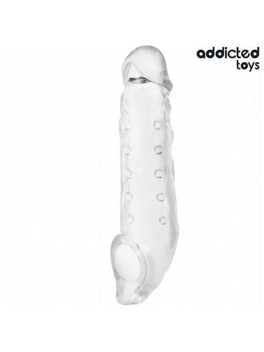 ADDICTED TOYS - FUNDA PARA EL PENE TRANSPARENTE TALLA S 23 CM