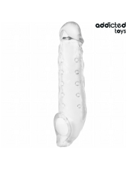 ADDICTED TOYS - FUNDAS PARA EL PENE TRANSPARENTE TALLA M 27 CM