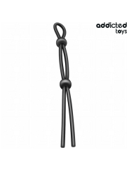 ADDICTED TOYS - CUERDA SILICONA PARA EL PENE DE LAZO DOBLE