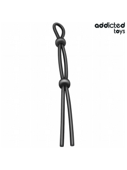 ADDICTED TOYS - CUERDA SILICONA PARA EL PENE DE LAZO DOBLE