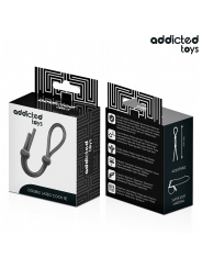 ADDICTED TOYS - CUERDA SILICONA PARA EL PENE DE LAZO DOBLE