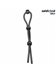 ADDICTED TOYS - CUERDA SILICONA PARA EL PENE DE LAZO TRIPLE