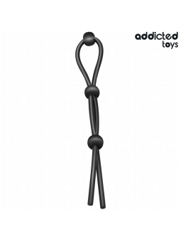 ADDICTED TOYS - CUERDA SILICONA PARA EL PENE DE LAZO TRIPLE