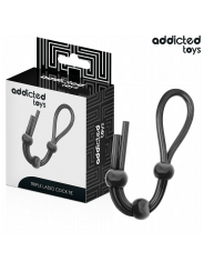 ADDICTED TOYS - CUERDA SILICONA PARA EL PENE DE LAZO TRIPLE