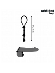 ADDICTED TOYS - CUERDA SILICONA AJUSTABLE PARA EL PENE