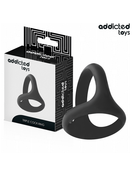 ADDICTED TOYS - ANILLO TRIPLE GRUESO PARA EL PENE