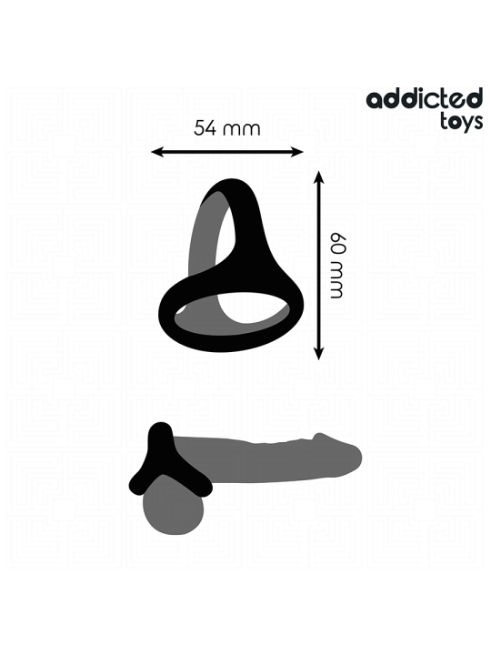 ADDICTED TOYS - ANILLO TRIPLE GRUESO PARA EL PENE