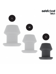 ADDICTED TOYS - PLUG ANAL HUECO EXTREM SILICONA TALLA S 7,5 CM