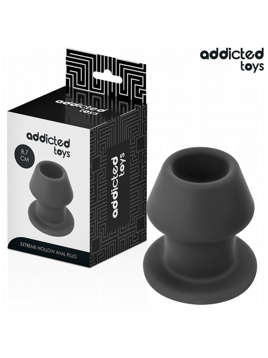 ADDICTED TOYS - PLUG ANAL HUECO EXTREM SILICONA TALLA M 8,7 CM