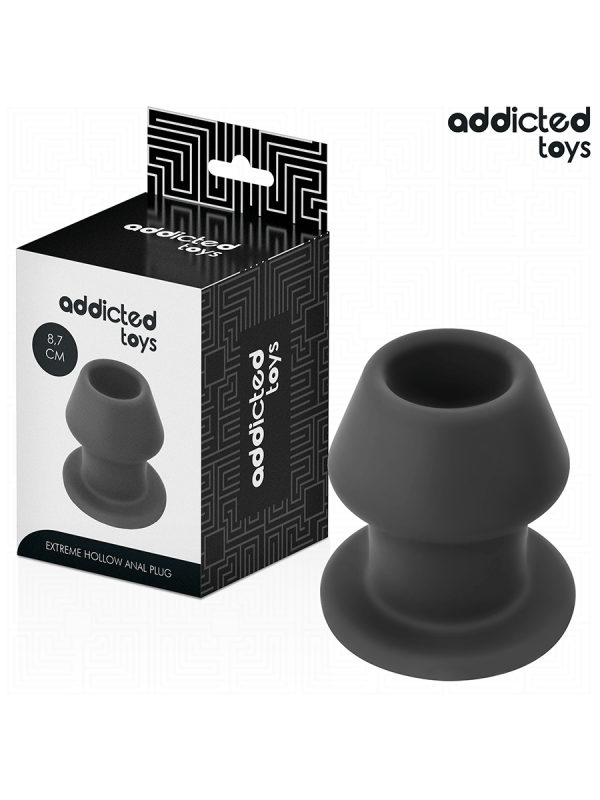 ADDICTED TOYS - PLUG ANAL HUECO EXTREM SILICONA TALLA M 8,7 CM