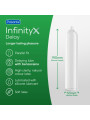 Pasante Infinity X Delay: preservativos retardantes, caja de 144