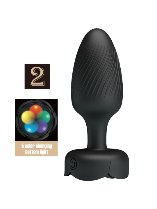 PRETTY LOVE - VARIAN PLUG ANAL CON LUZ LED 10.8 CM