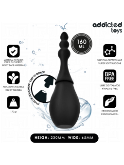 ADDICTED TOYS - LIMPIADOR DE VIAJE SILICONA MODELO 4