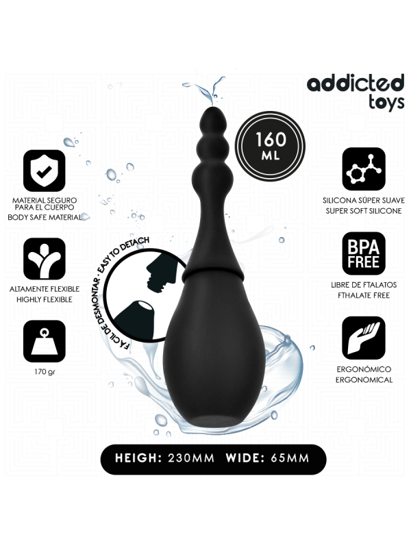 ADDICTED TOYS - LIMPIADOR DE VIAJE SILICONA MODELO 4