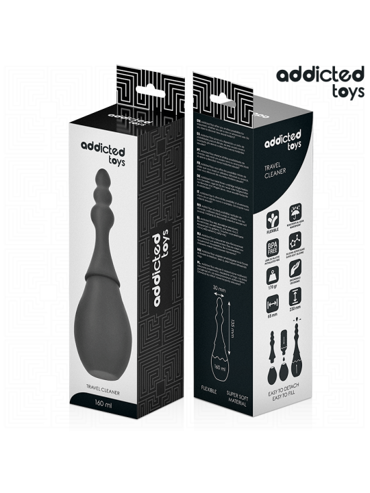 ADDICTED TOYS - LIMPIADOR DE VIAJE SILICONA MODELO 4