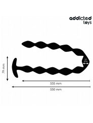 ADDICTED TOYS - ROSARIO ANAL 27 CM EXTRA LARGO SILICONA