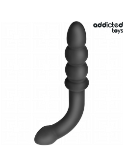 ADDICTED TOYS - MASAJEADOR ANAL DOBLE SILICONA 16,5 CM