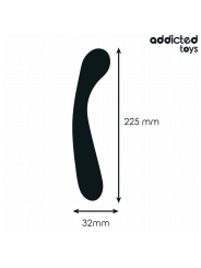 ADDICTED TOYS - MASAJEADOR ANAL DOBLE SILICONA 22,5 CM