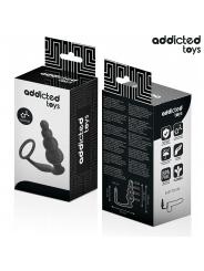 ADDICTED TOYS - PLUG ANAL CON ANILLO SILICONA MODELO 5