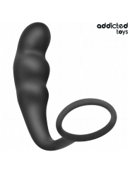 ADDICTED TOYS - PLUG ANAL CON ANILLO SILICONA MODELO 4