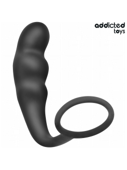 ADDICTED TOYS - PLUG ANAL CON ANILLO SILICONA MODELO 4