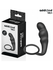 ADDICTED TOYS - PLUG ANAL CON ANILLO SILICONA MODELO 4