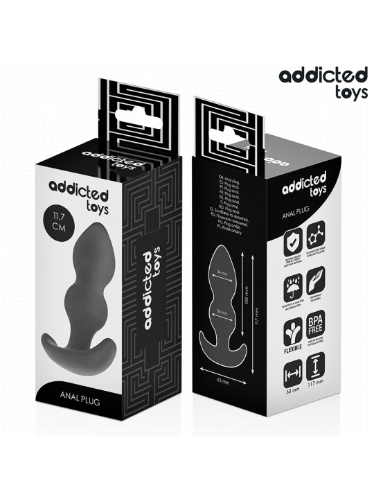 ADDICTED TOYS - PLUG ANAL SILICONA TALLA L 11,7 CM