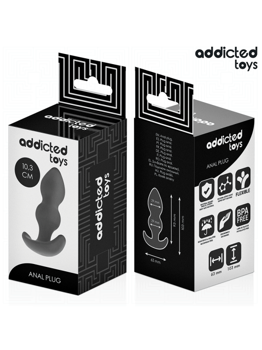 ADDICTED TOYS - PLUG ANAL SILICONA TALLA S 10,3 CM