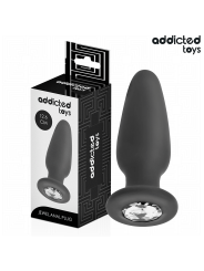 ADDICTED TOYS - PLUG ANAL CON JOYA SILICONA TALLA L 12,6 CM