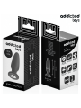 ADDICTED TOYS - PLUG ANAL CON JOYA SILICONA TALLA M 10,4 CM