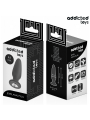 ADDICTED TOYS - PLUG ANAL CON JOYA SILICONA TALLA S 8,8 CM