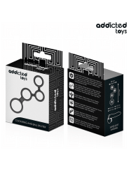 ADDICTED TOYS - ANILLO PARA EL PENE CON DIVISORES PARA TESTÍCULOS